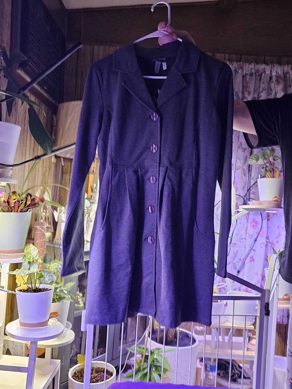 Sahalie Gray Dress Coat NWT Retail $80